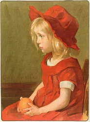 Mädchen mit Orange